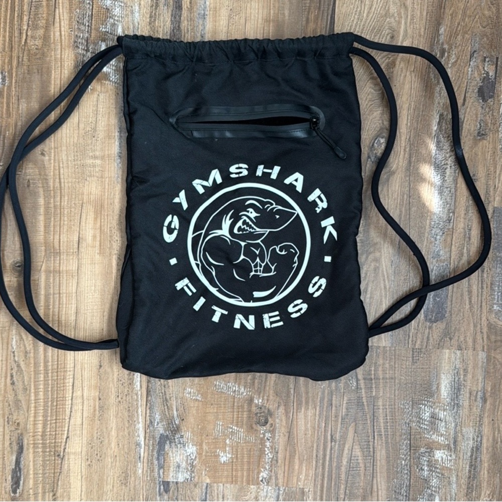 Gymshark Legacy Black Drawstring Bag